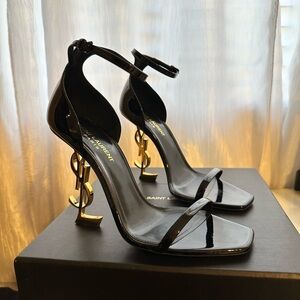Original YSL Opyum high heel (gold). Size 38 1/2 EU.